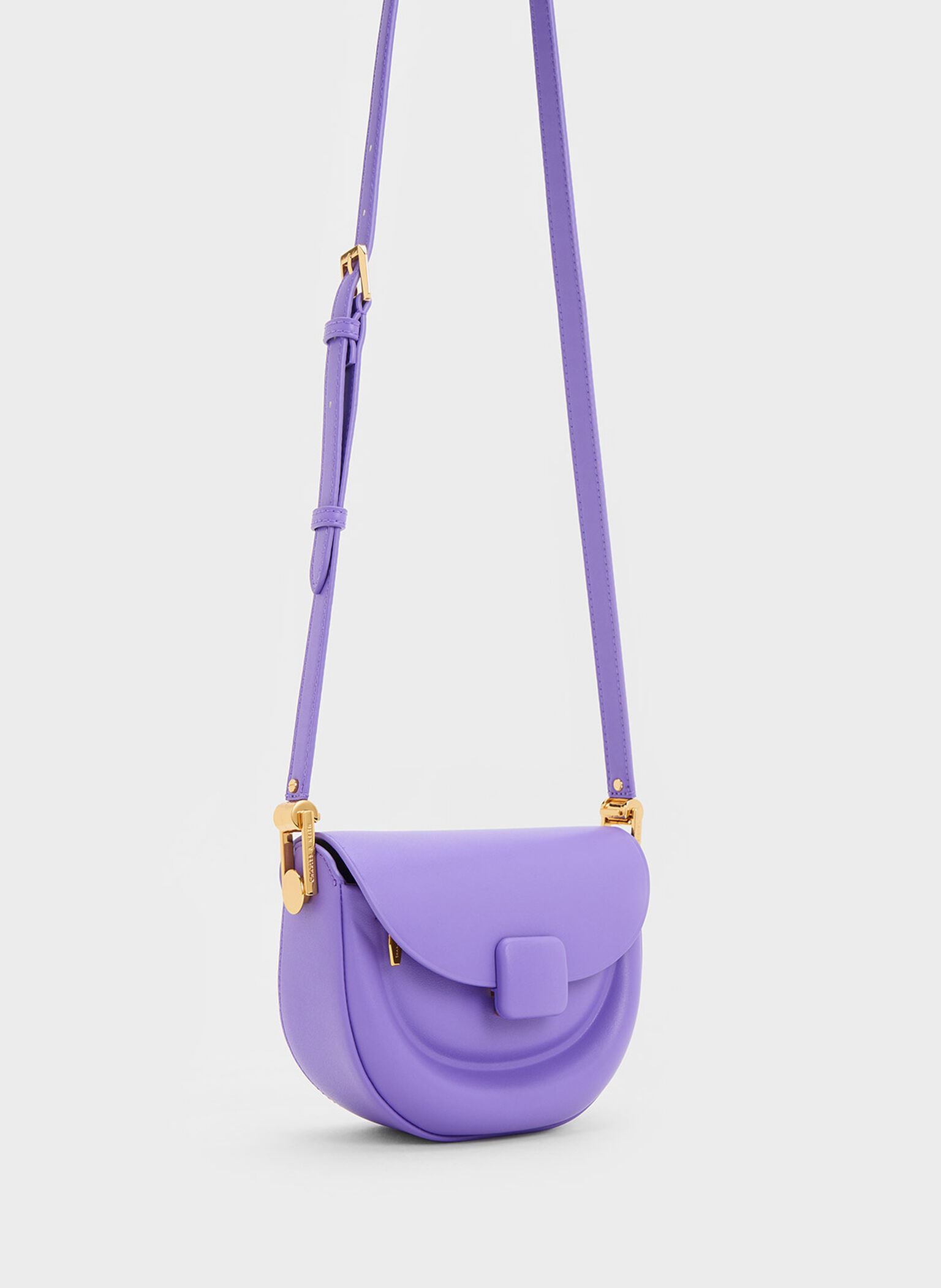 Koa Half-Moon Saddle Bag, Purple, hi-res