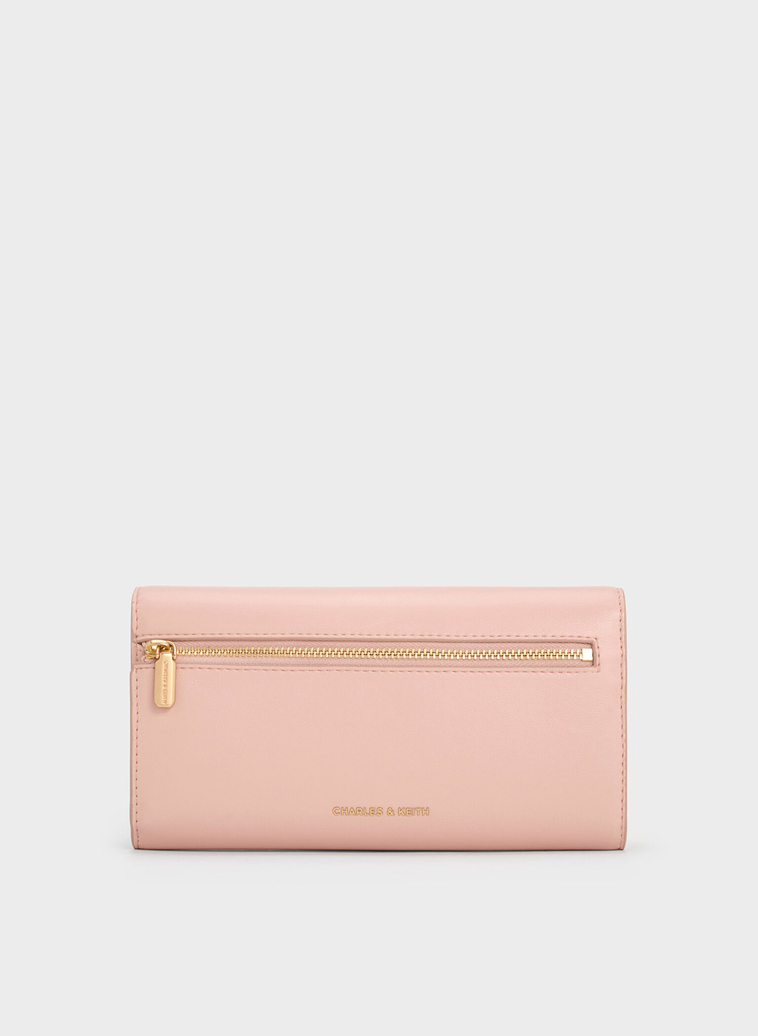 Lennie Chain-Handle Wallet, Light Pink, hi-res