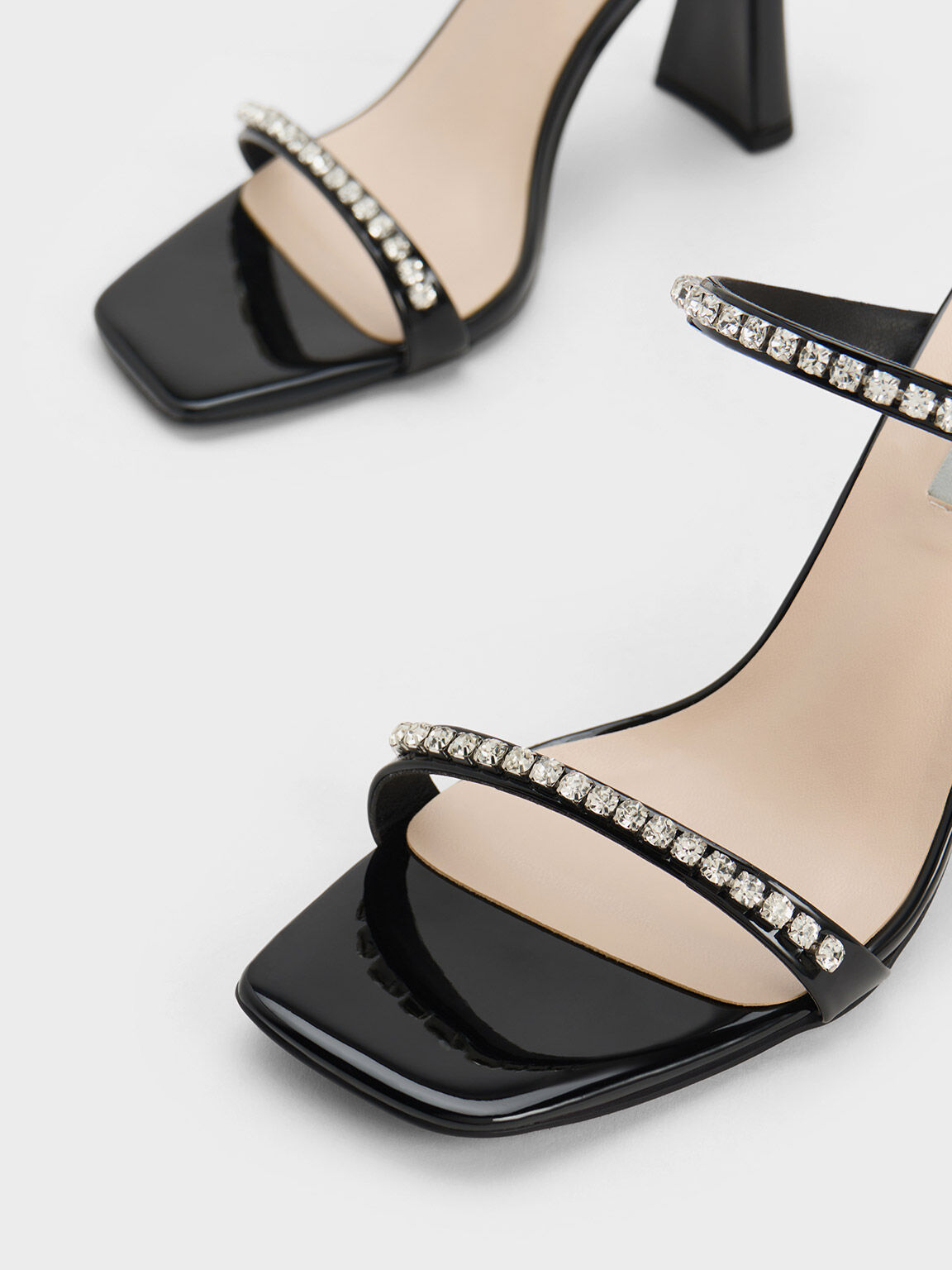 Gem outlet encrusted sandals