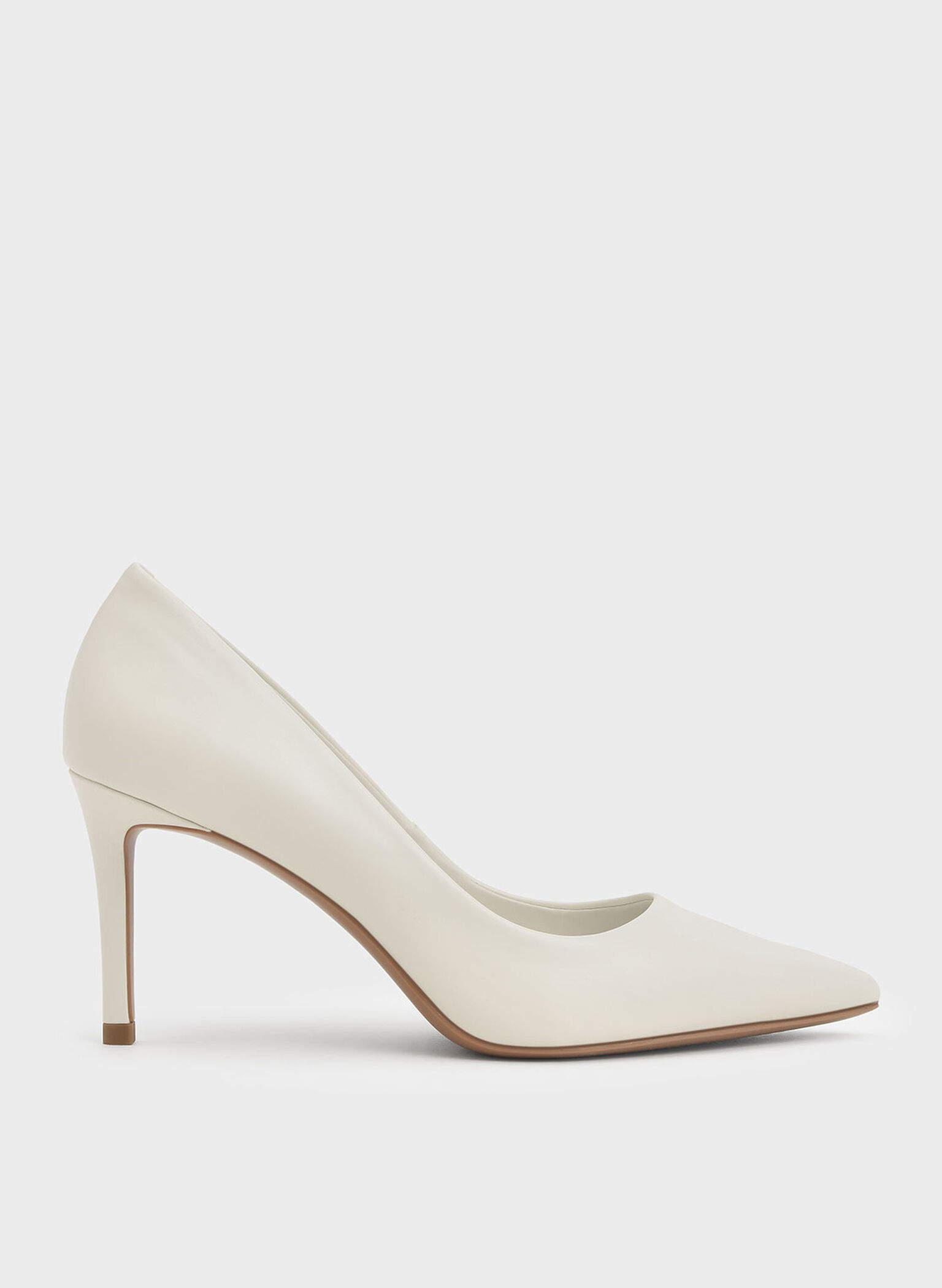 Emmy Pointed-Toe Stiletto Pumps, Chalk, hi-res