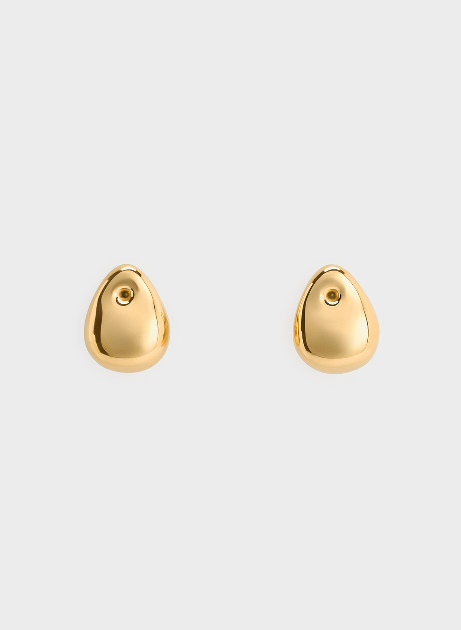 Eimear Teardrop Stud Earrings, Gold, hi-res