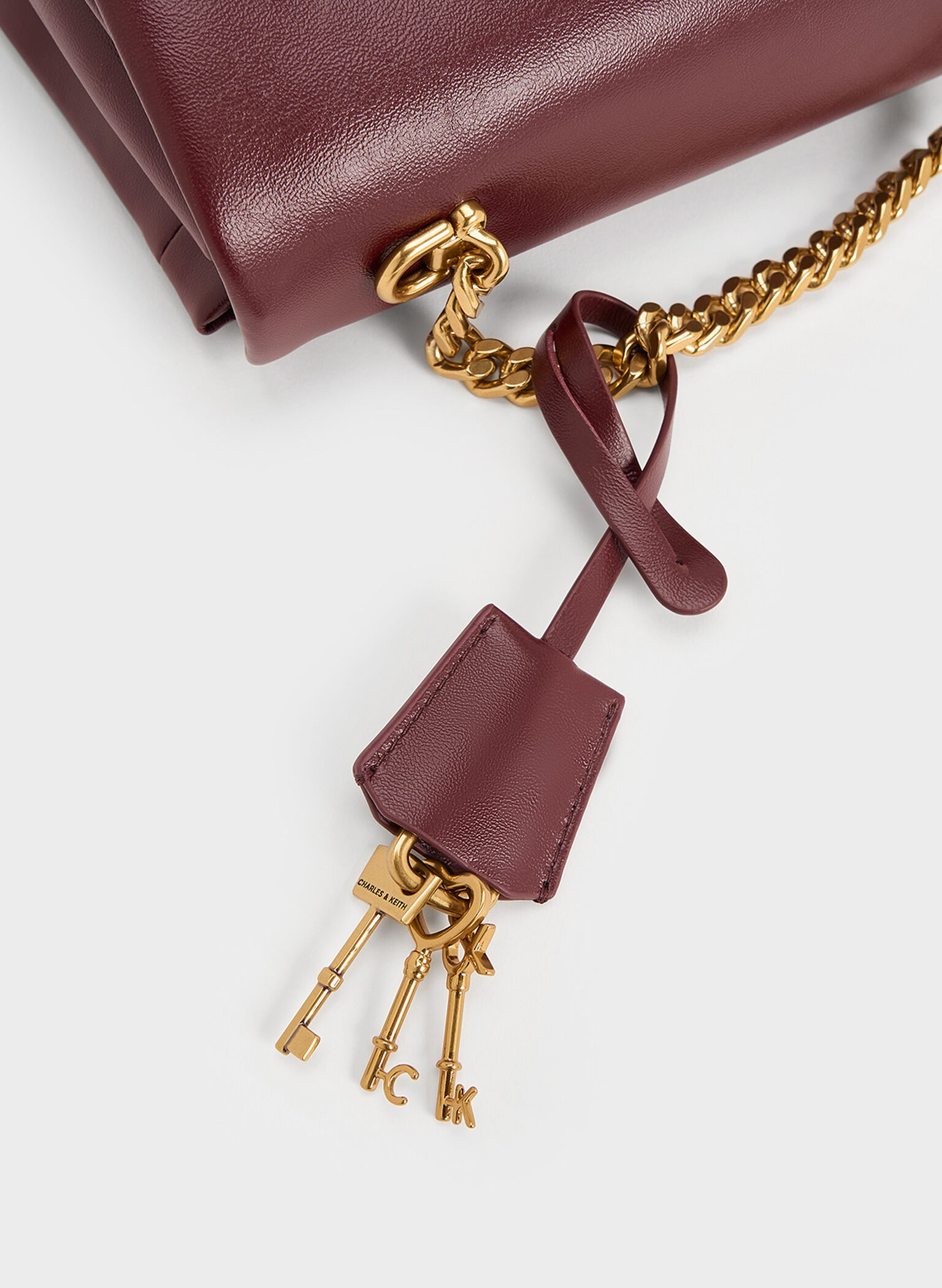 Kerry Chain-Handle Crossbody Bag, Mulberry Plum, hi-res