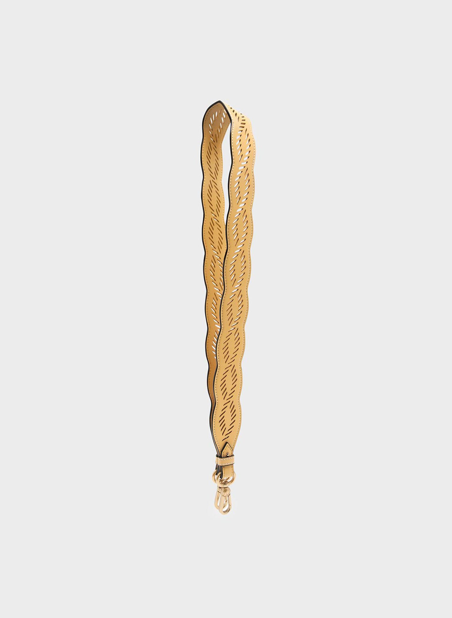 Laser Cut Bag Strap, Yellow, hi-res