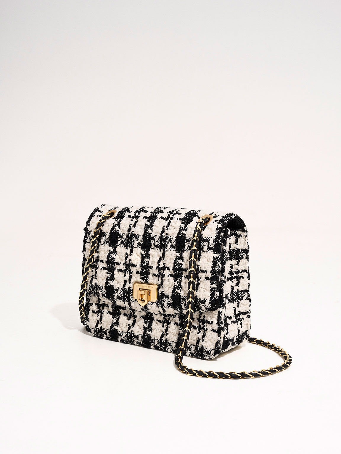 Cressida Tweed Chain Strap Bag Multi