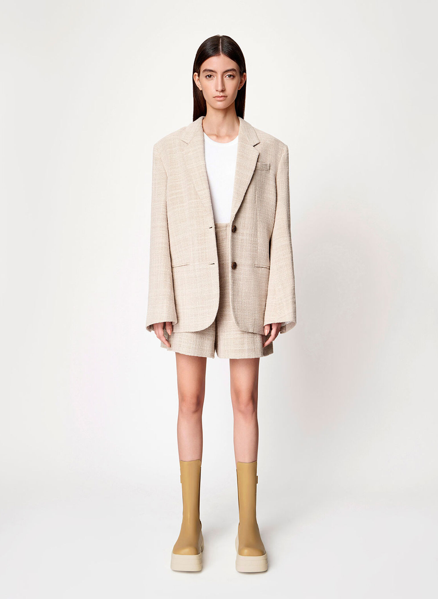 Rainier Platform Chelsea Boots, Sand, hi-res
