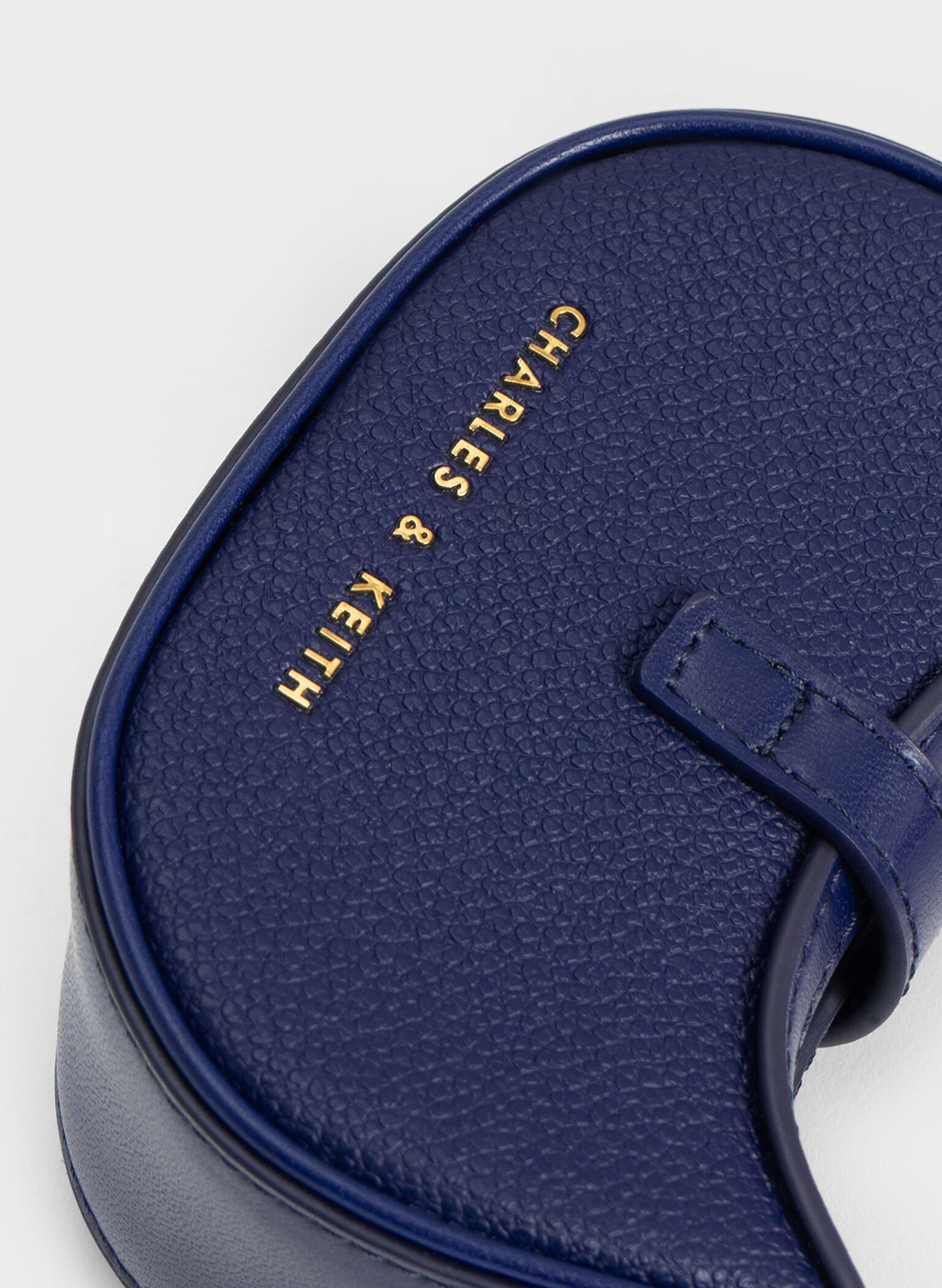 Thessaly Metallic Accent Micro Bag, Navy, hi-res