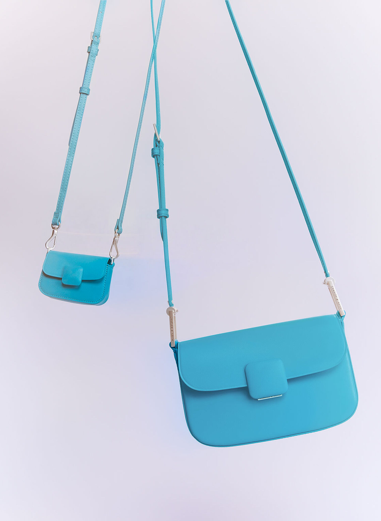 Micro Koa Square Push-Lock Bag, Blue, hi-res