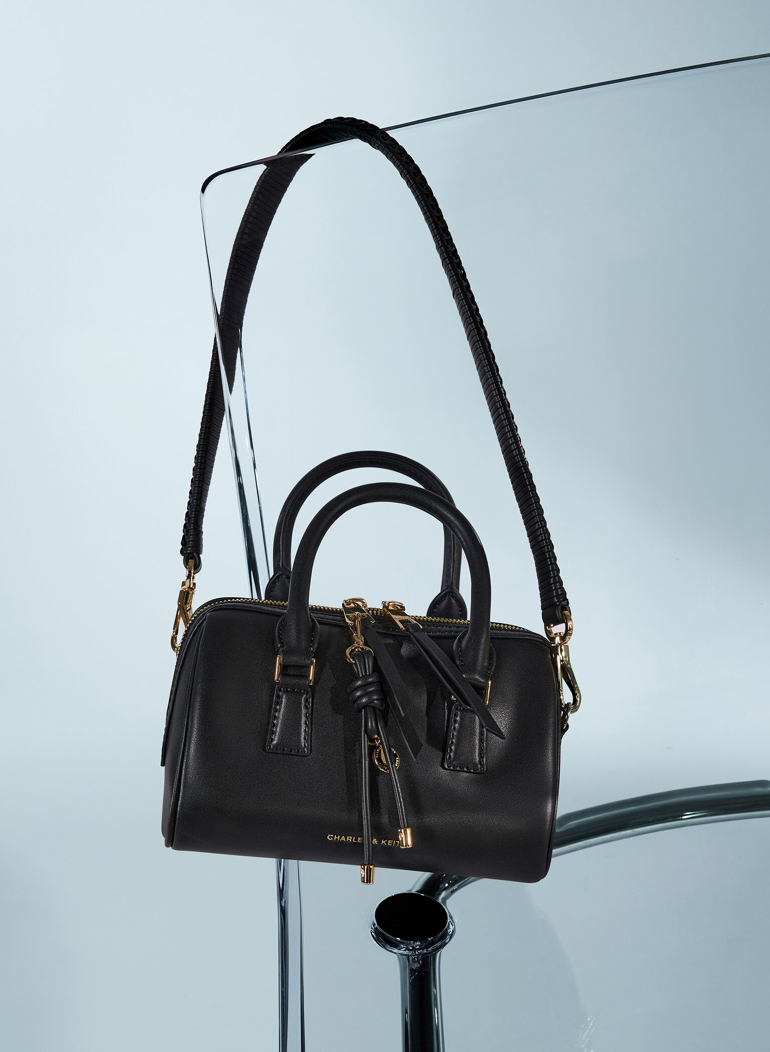 Everleigh Bowling Bag, Black, hi-res