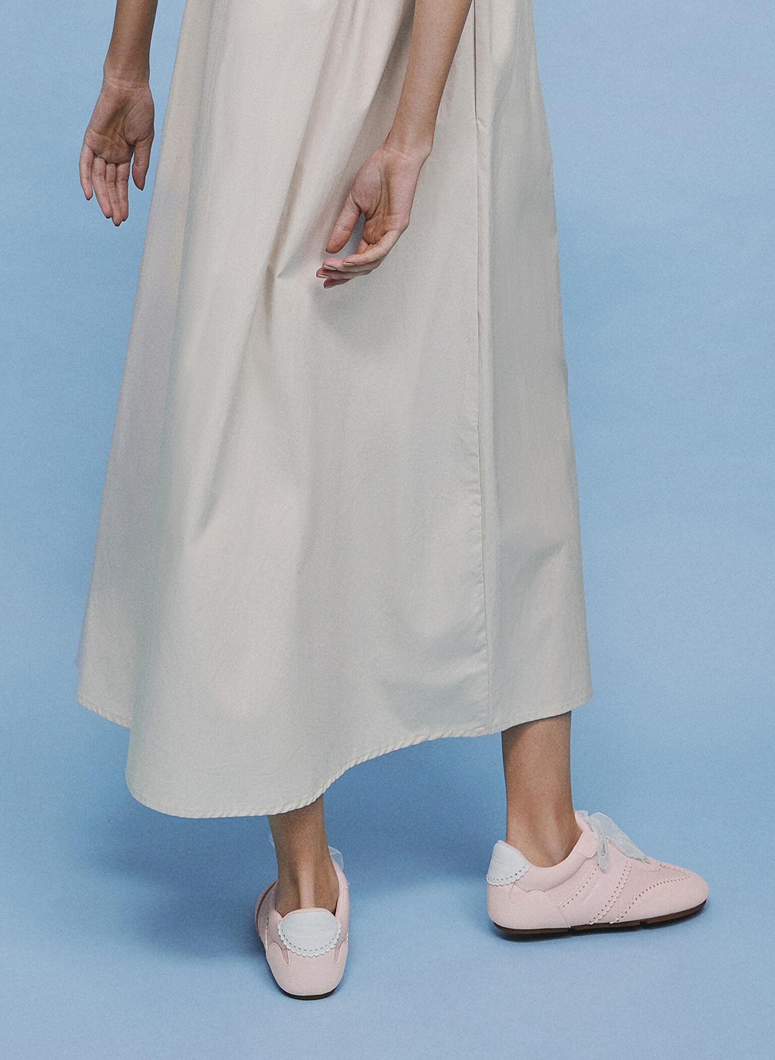 Cece Heart Sheer-Lace Sneakers, Light Pink, hi-res