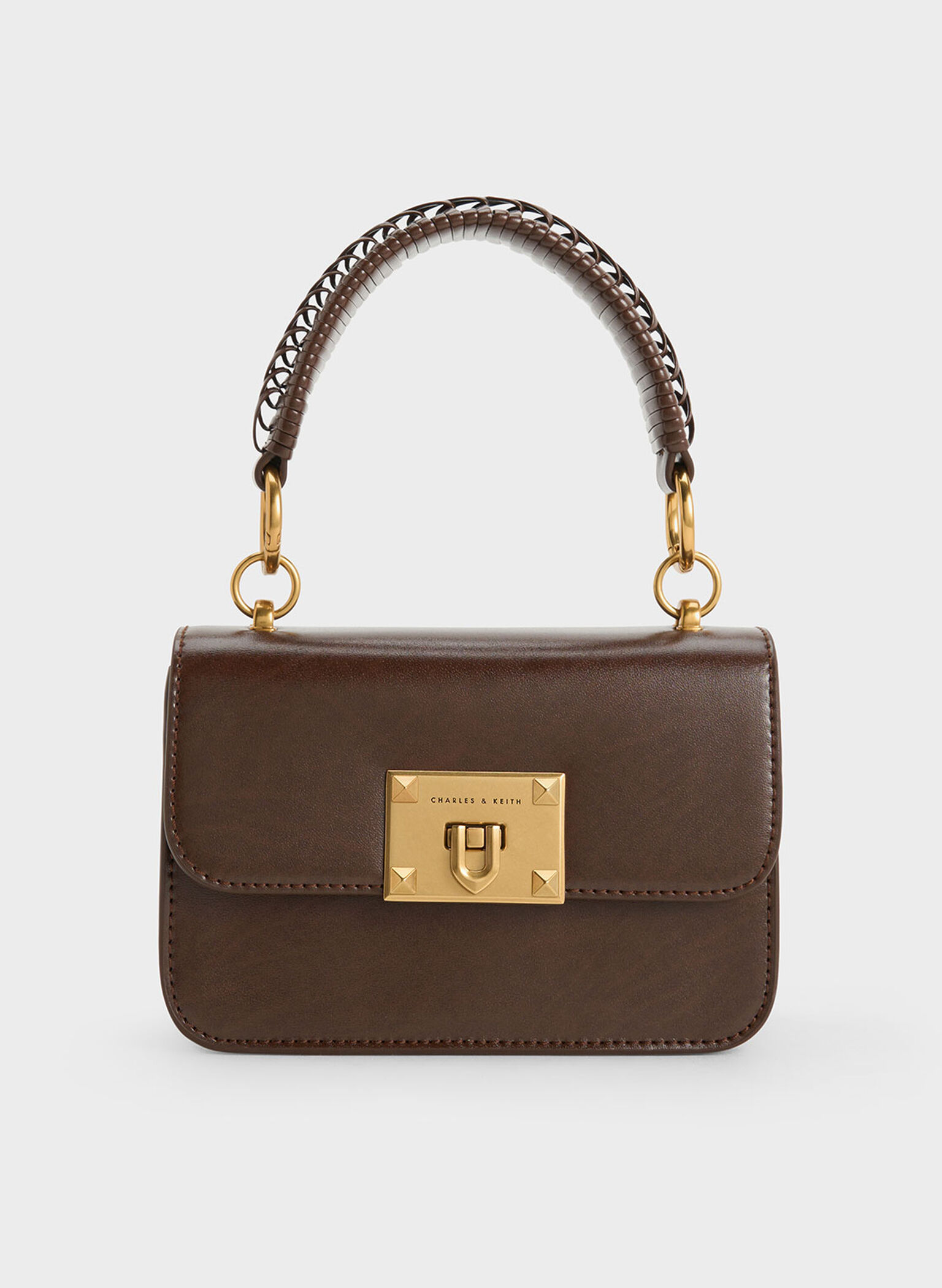 Raleigh Top Handle Bag, Dark Brown, hi-res