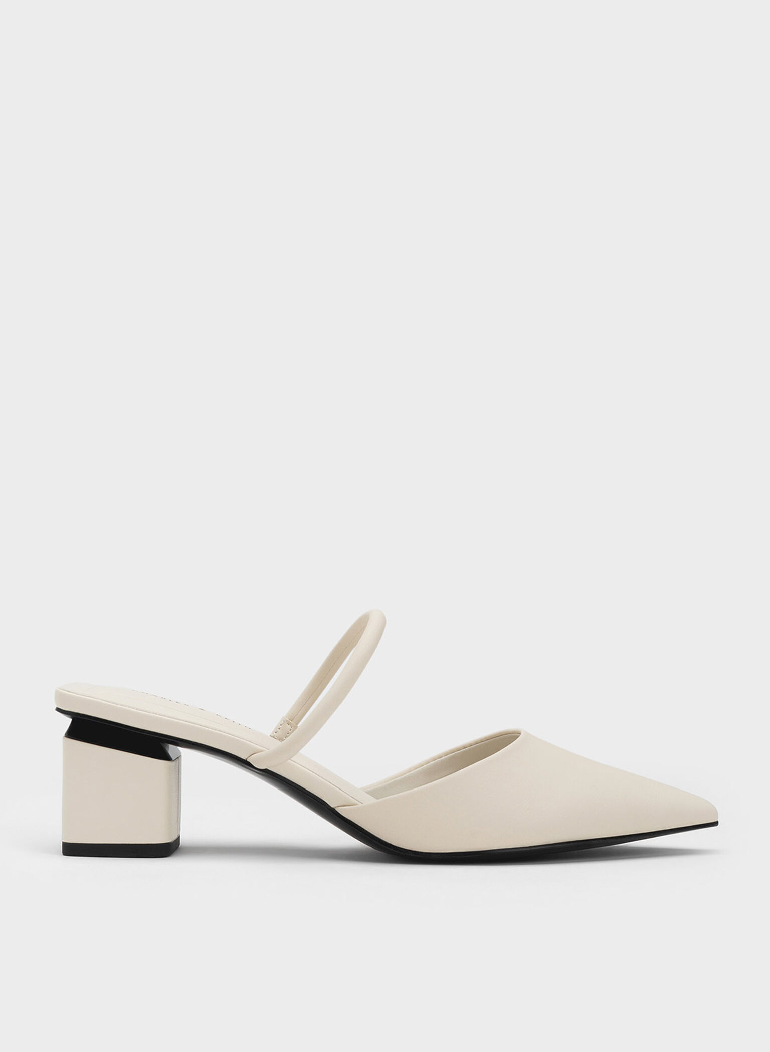 Block Heel Mules, Chalk, hi-res