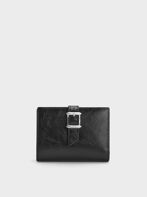 Bryna Belted Wallet, Noir, hi-res