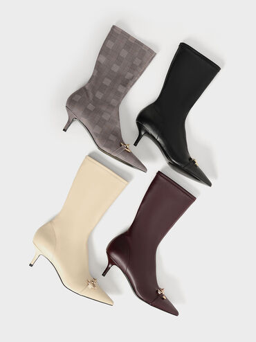 Elery Slip-On Ankle Boots, Black, hi-res