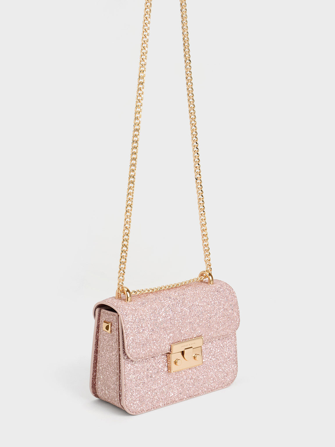 Charles and keith discount push lock bag
