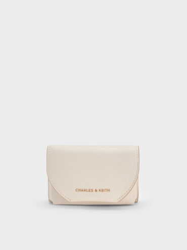 Enola Front Flap Wallet, Cream, hi-res