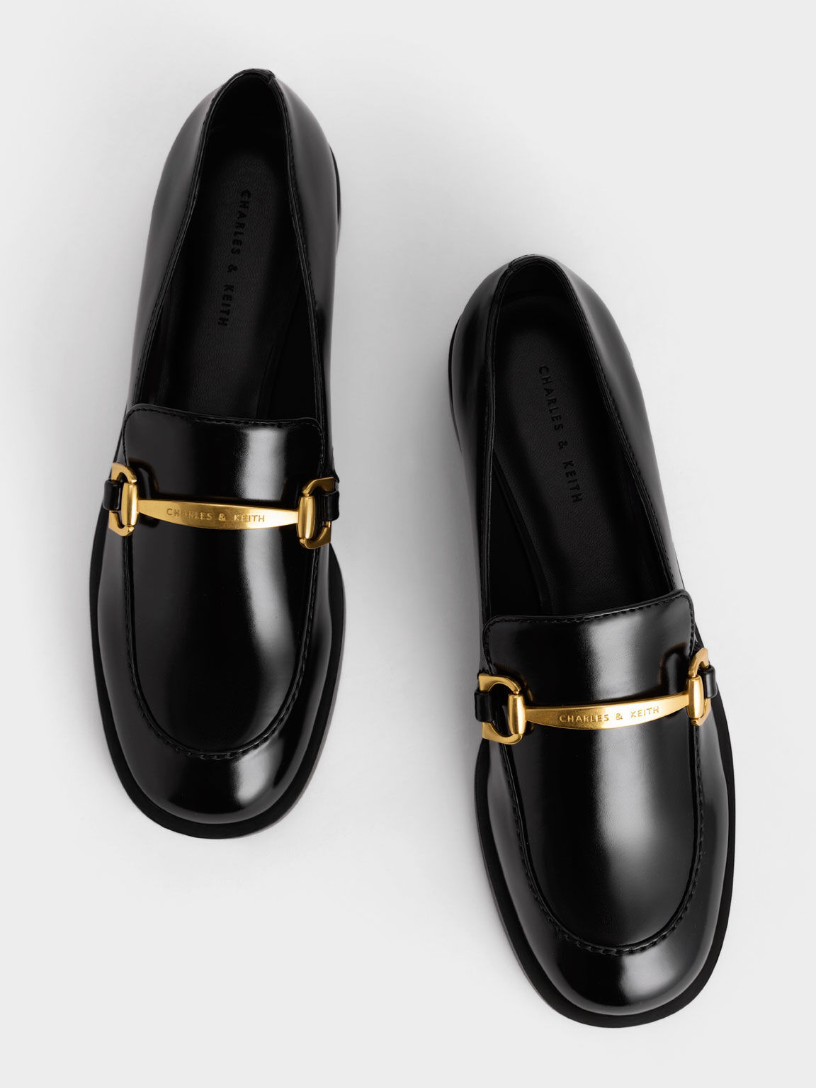 Womens outlet metallic loafers