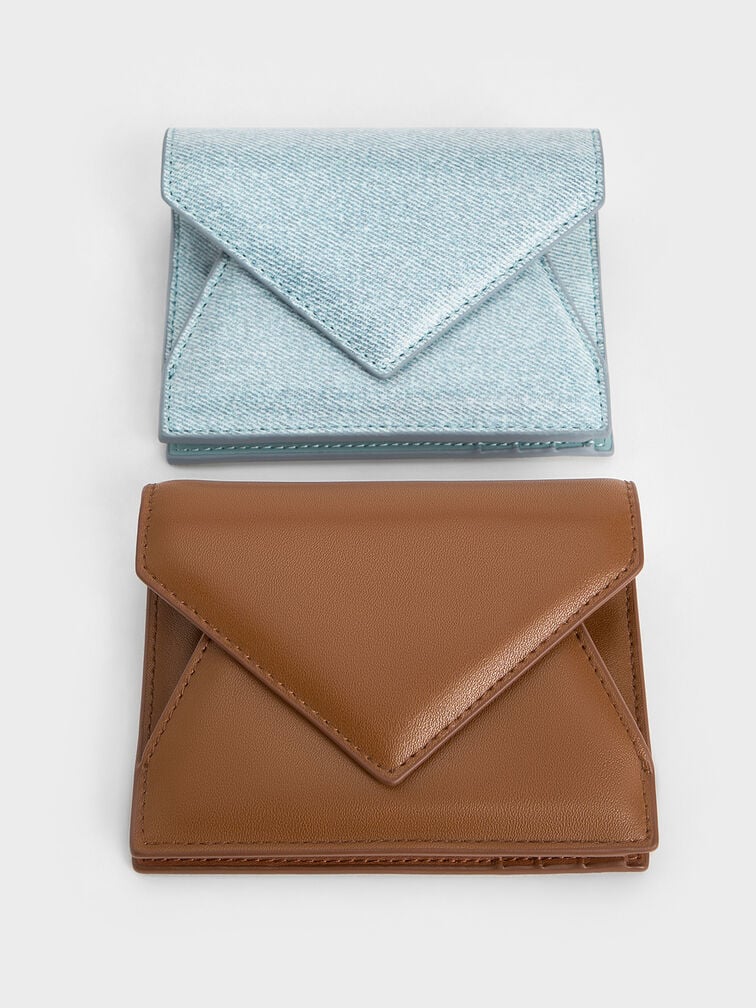 Bosie Denim Envelope Wallet, Denim Blue, hi-res