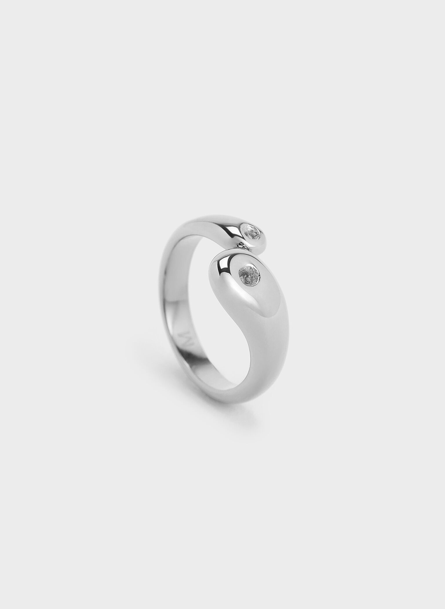 Eimear Sculptural Ring, Silver, hi-res