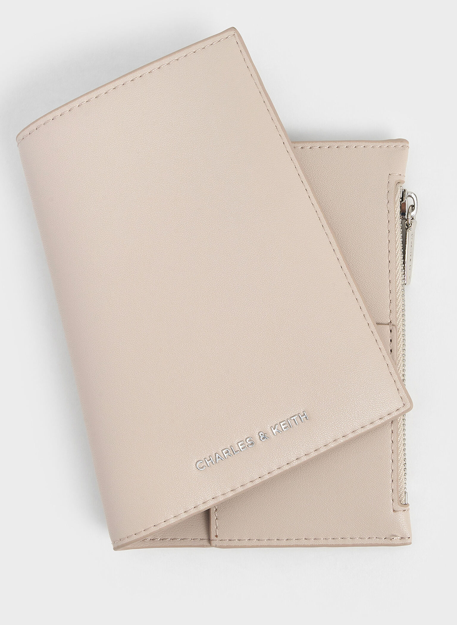 Noelle Passport Holder, Ivory, hi-res