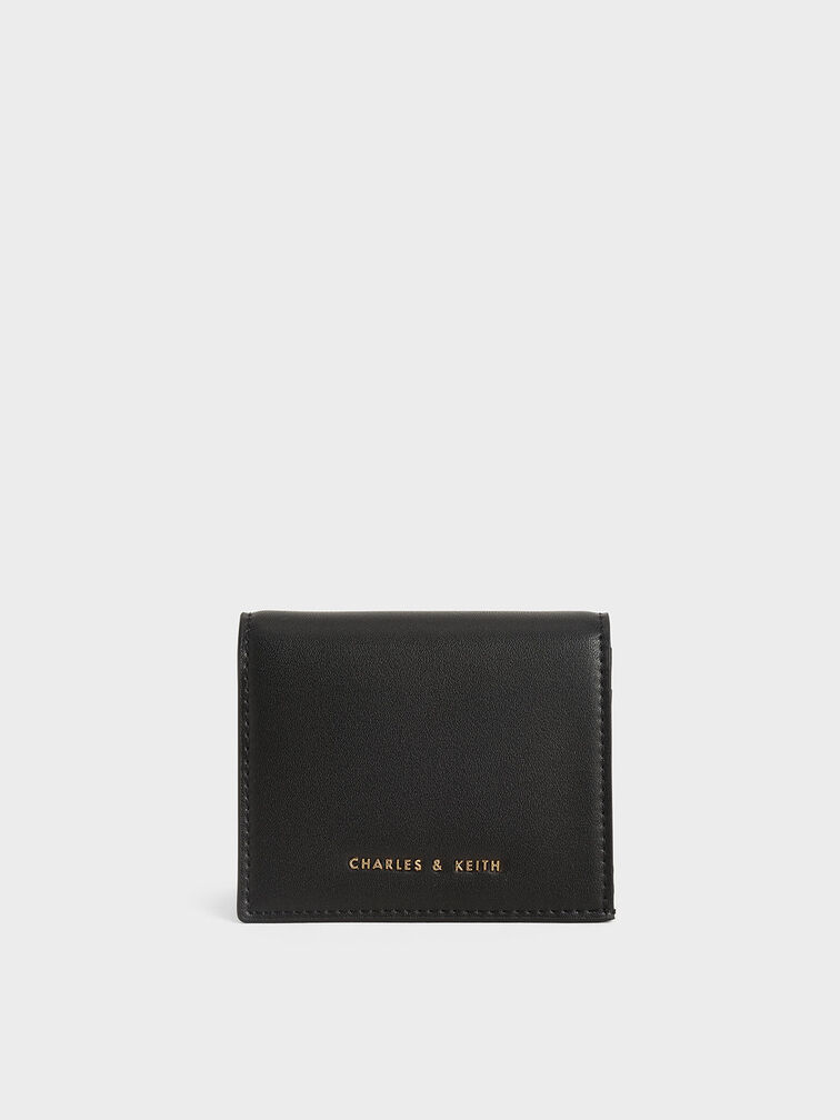 Daisy Bi-Fold Small Wallet, Black, hi-res