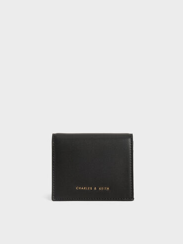 Daisy Bi-Fold Small Wallet, Black, hi-res
