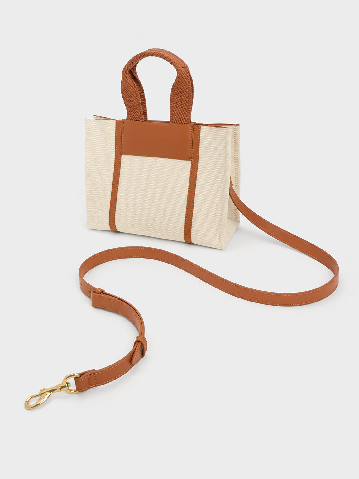 Canvas tote bag with crossbody strap online