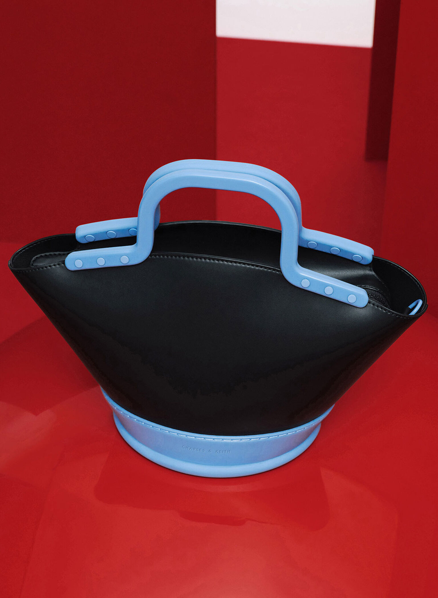 Fan Double Handle Tote Bag, Blue, hi-res