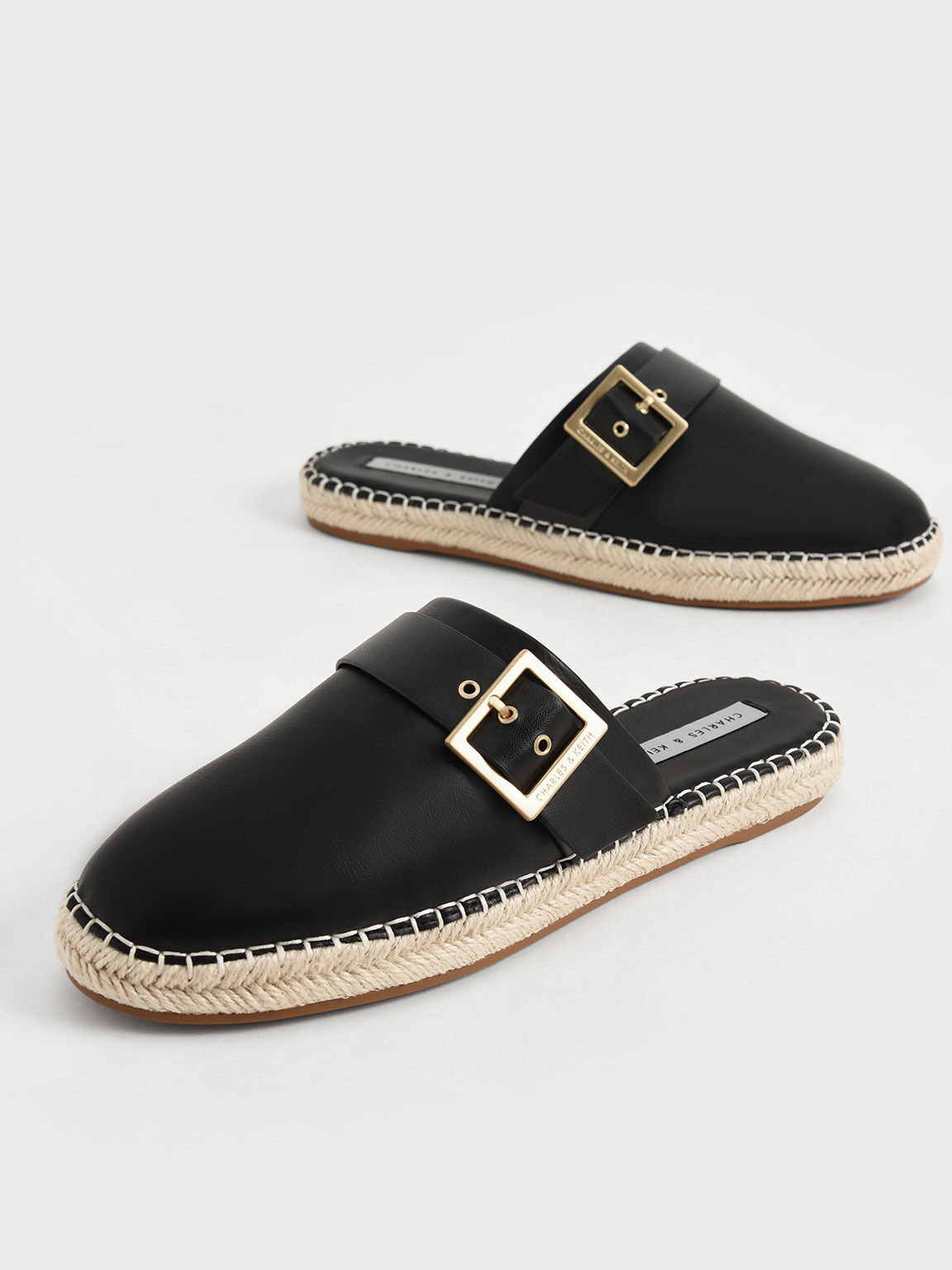 Black mule deals espadrilles