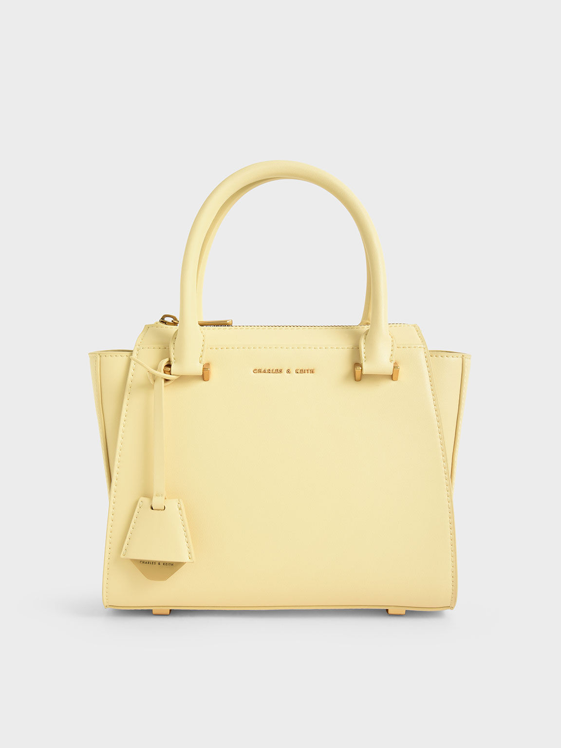 Charles and keith trapeze tote bag clearance