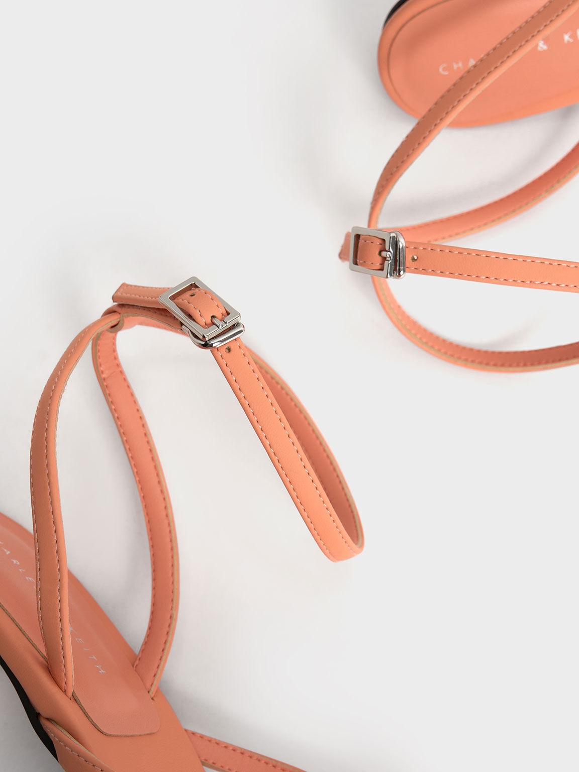 Peach hotsell strappy heels