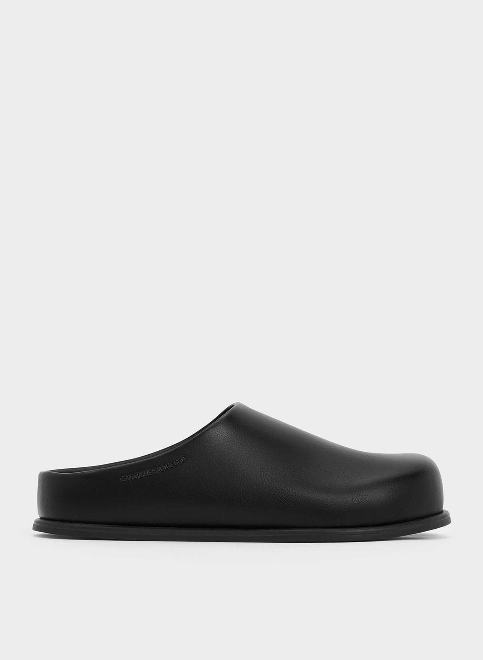 Flatform Mules, Black, hi-res