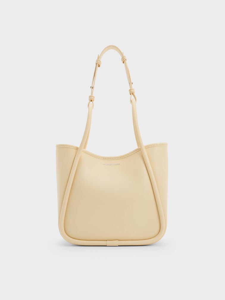 Mini Lyla Tubular Tote Bag, Butter Yellow, hi-res