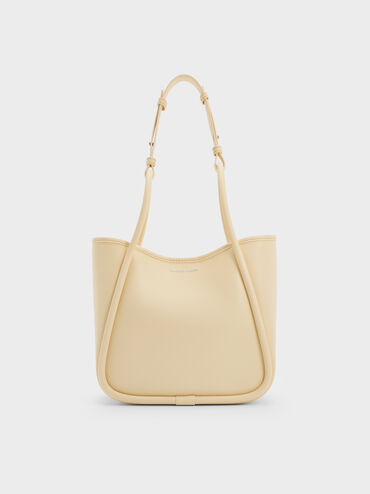 Mini Lyla Tubular Tote Bag, Butter Yellow, hi-res