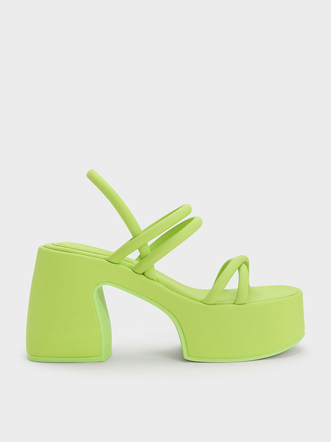 Neon green platforms top