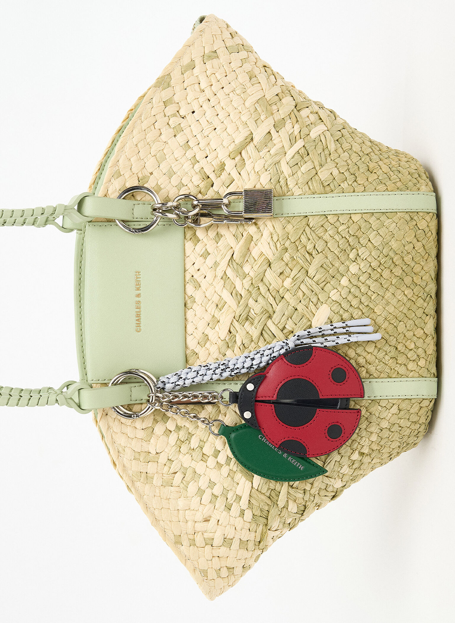 Ladybug Charm, Red, hi-res