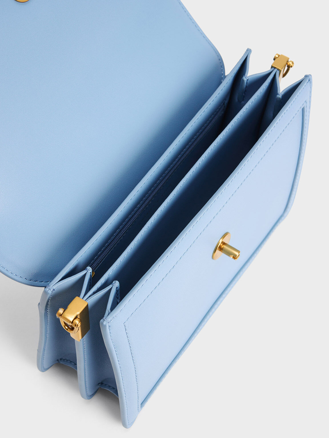 Charles and keith blue bag deals