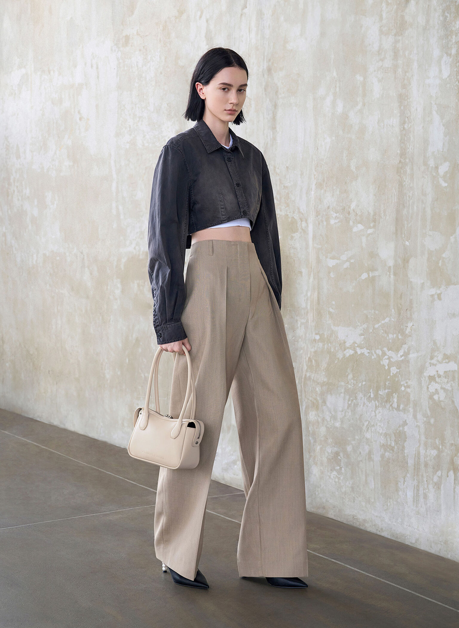 Bosie Elongated Top Handle Bag, Oat, hi-res