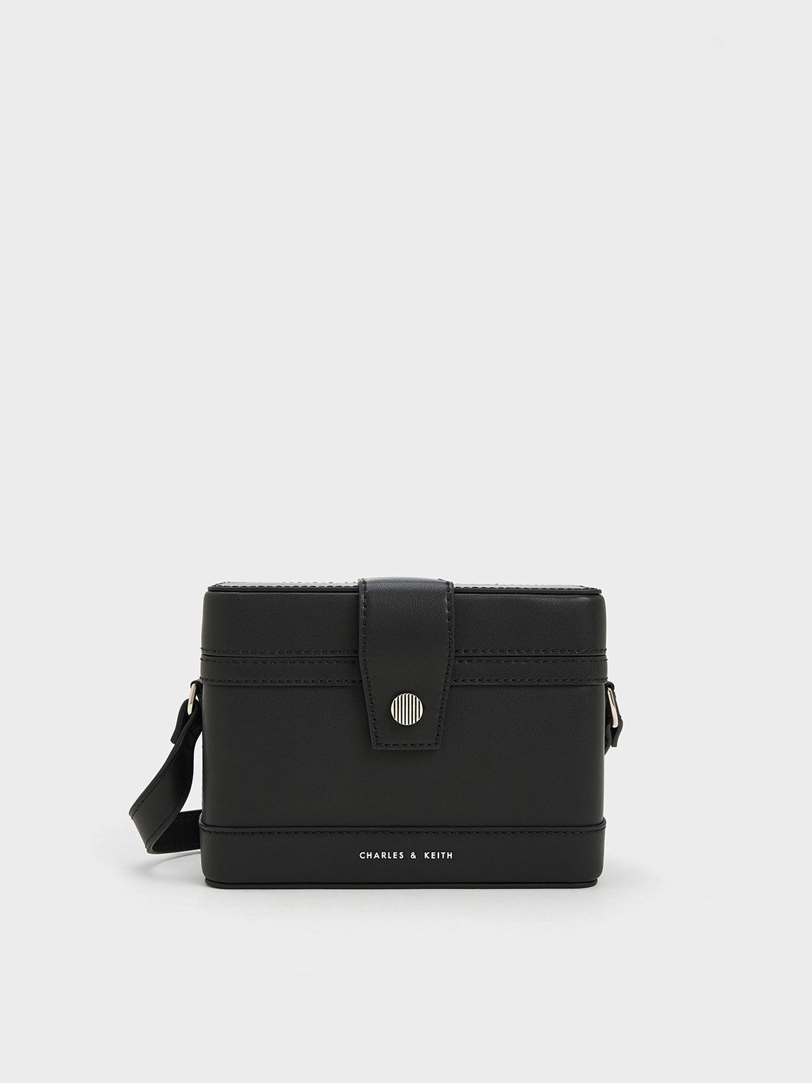 Bronte Boxy Crossbody Bag Black