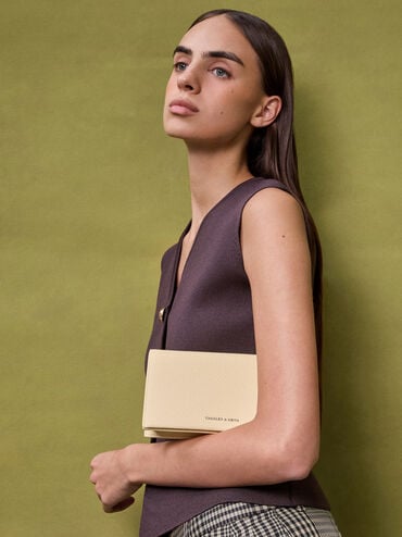 Beryl Long Wallet, Butter Yellow, hi-res