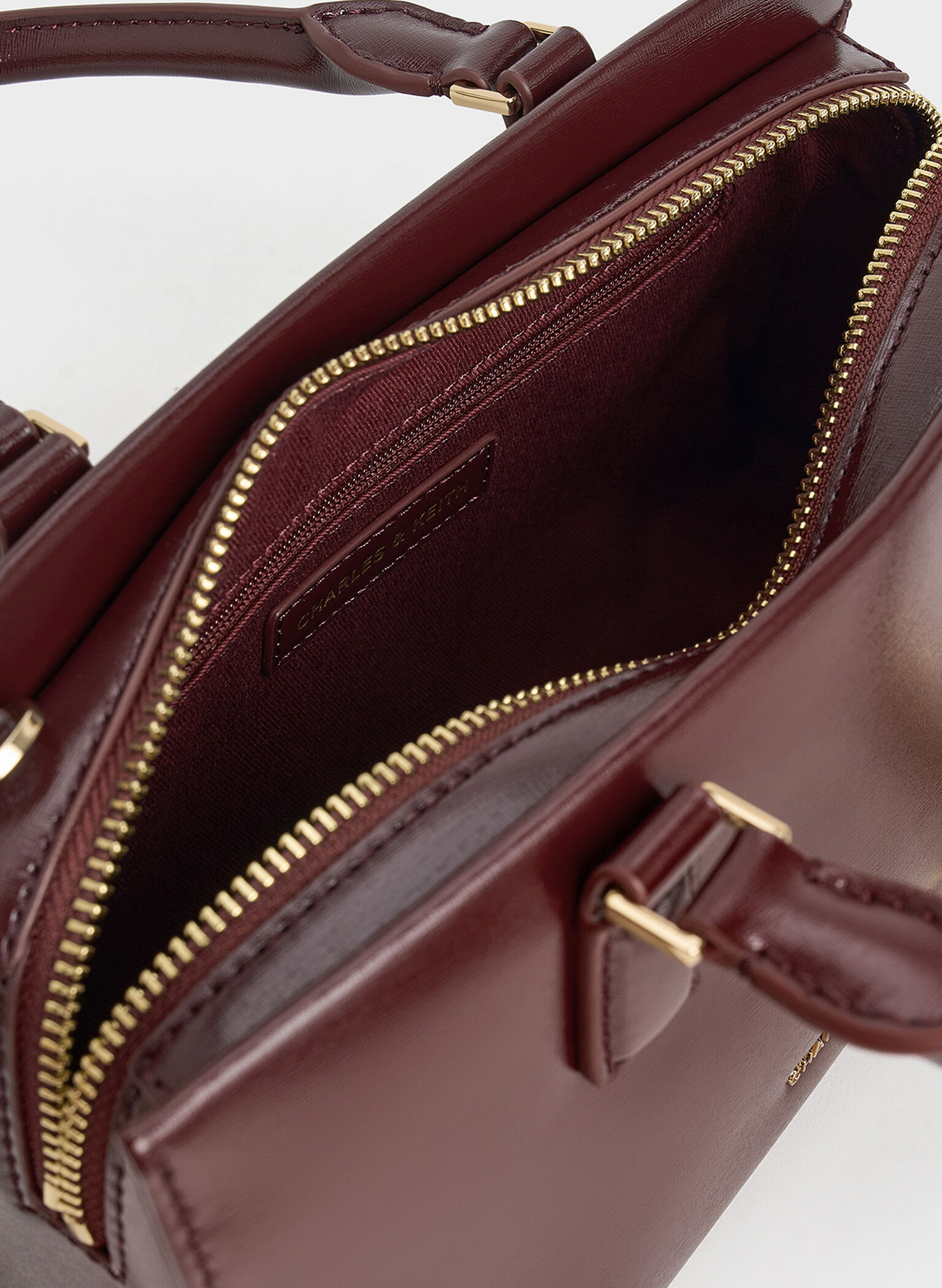 Mini Kerry Tote Bag, Mulberry Plum, hi-res