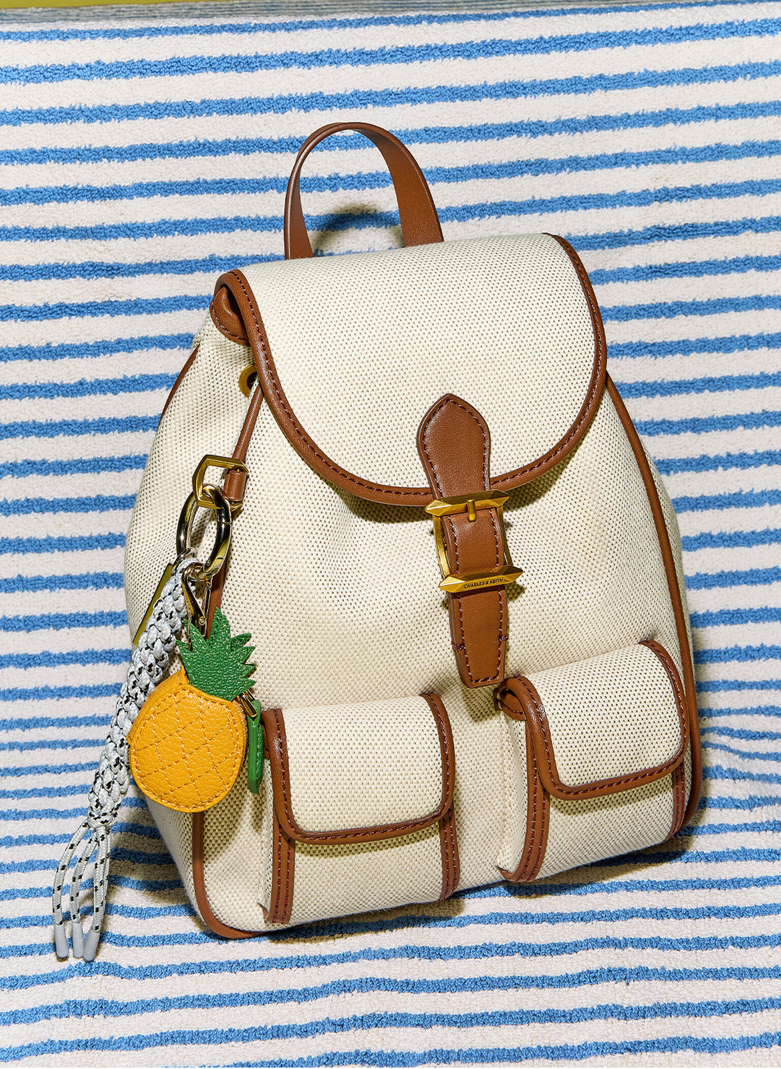 Pineapple Charm, Yellow, hi-res