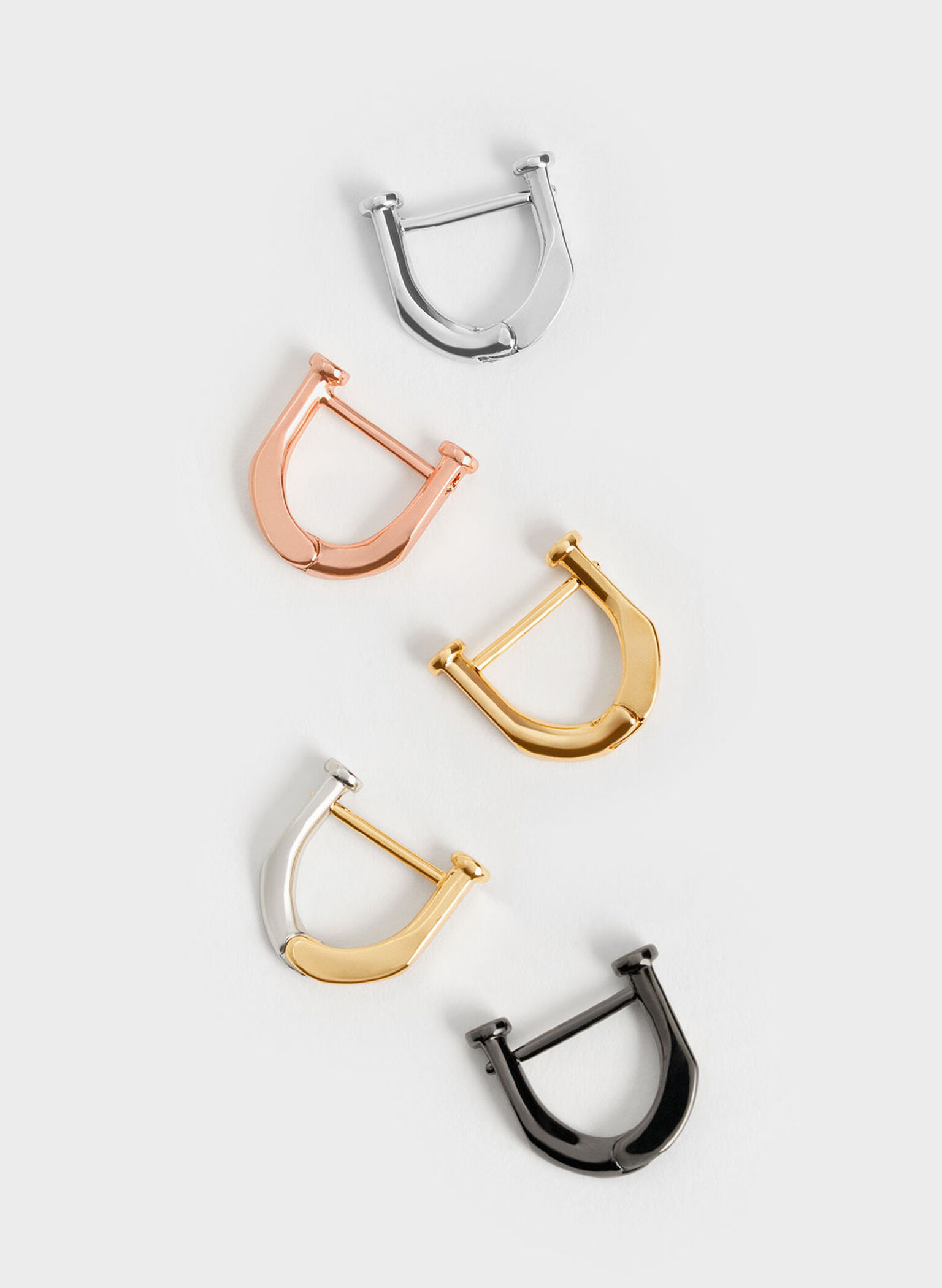 Gabine Huggie Earrings, Gold, hi-res