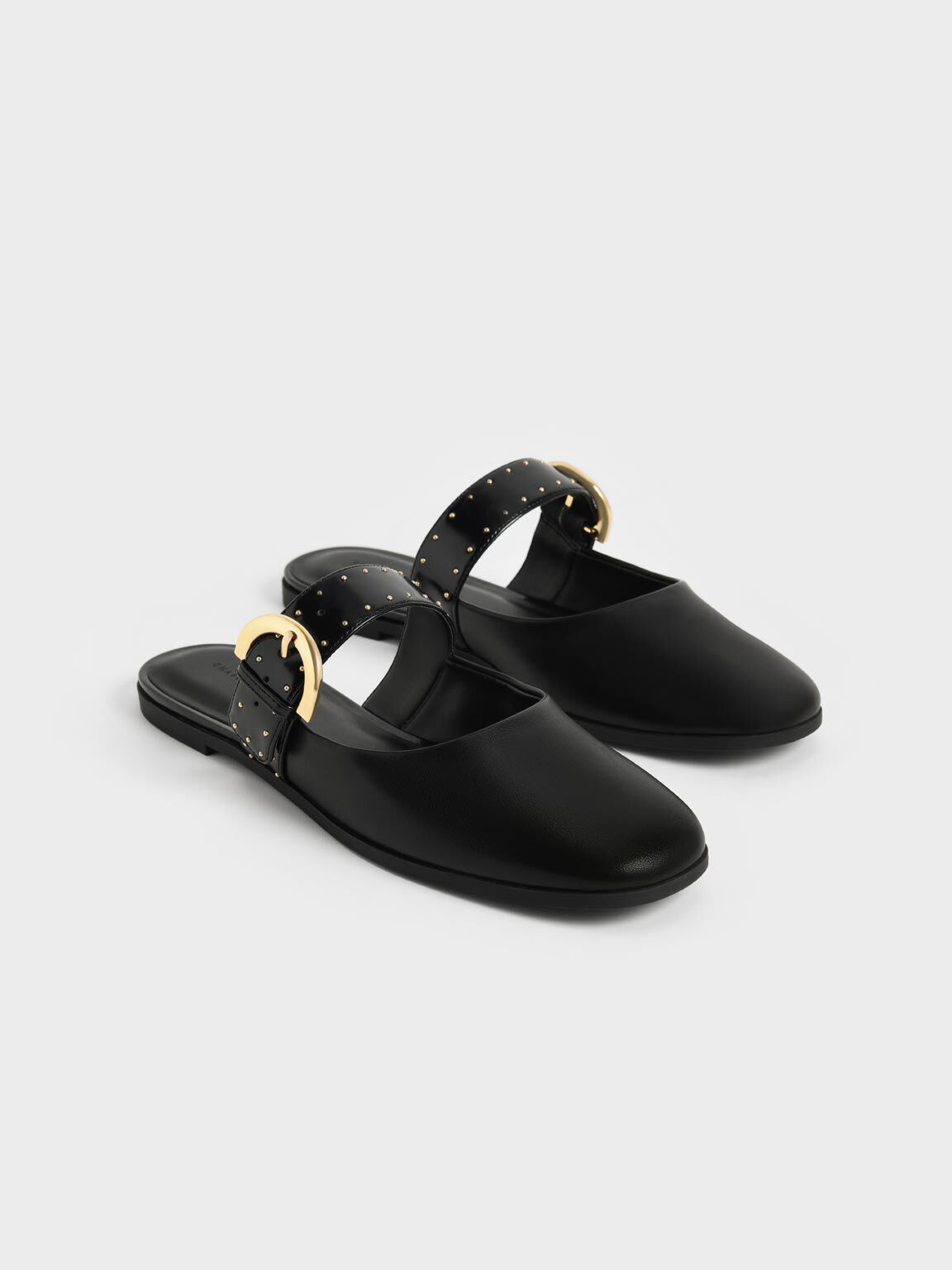Studded mule flats 2025