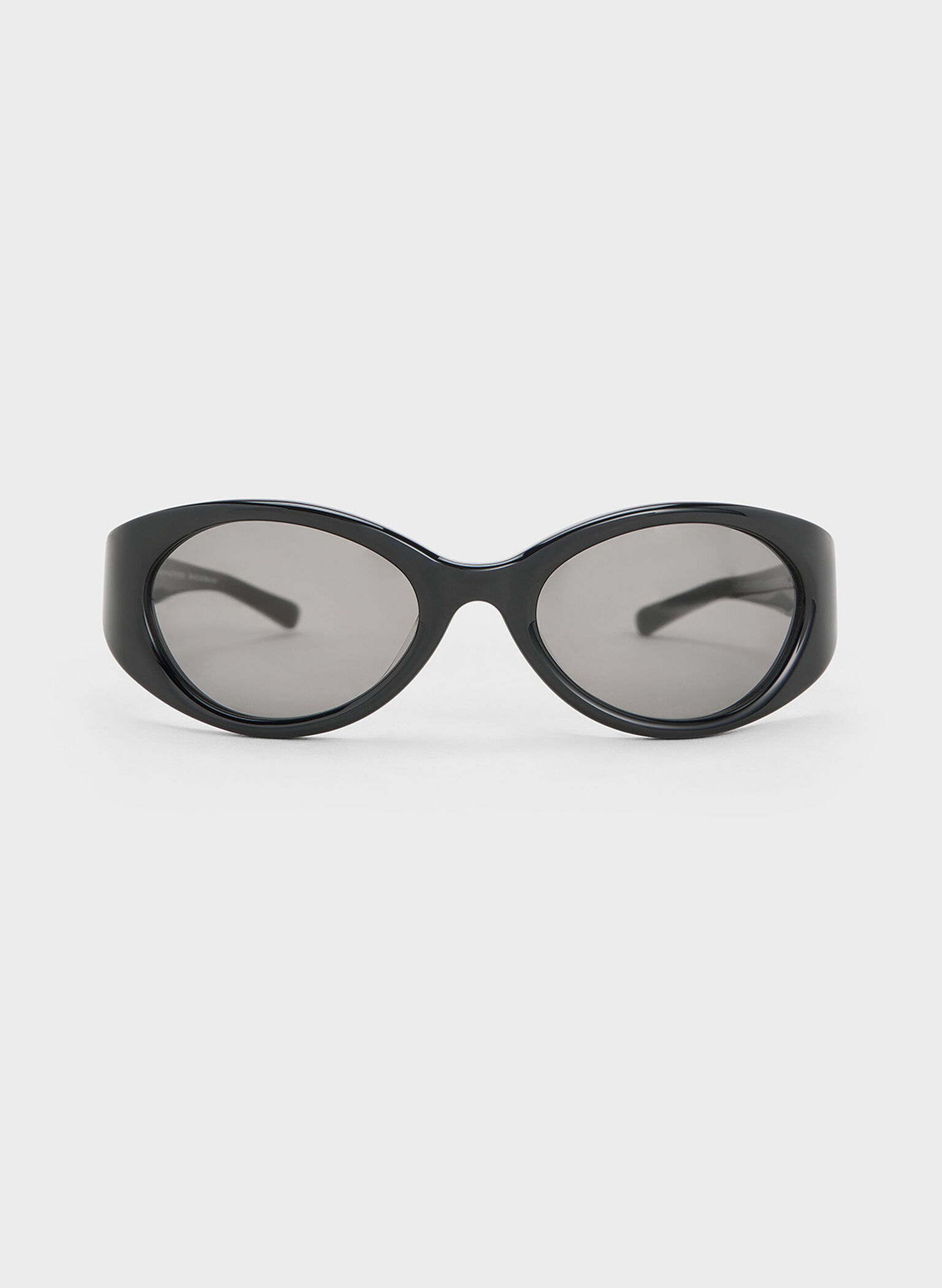 Eden Oval Sports Sunglasses, Black, hi-res