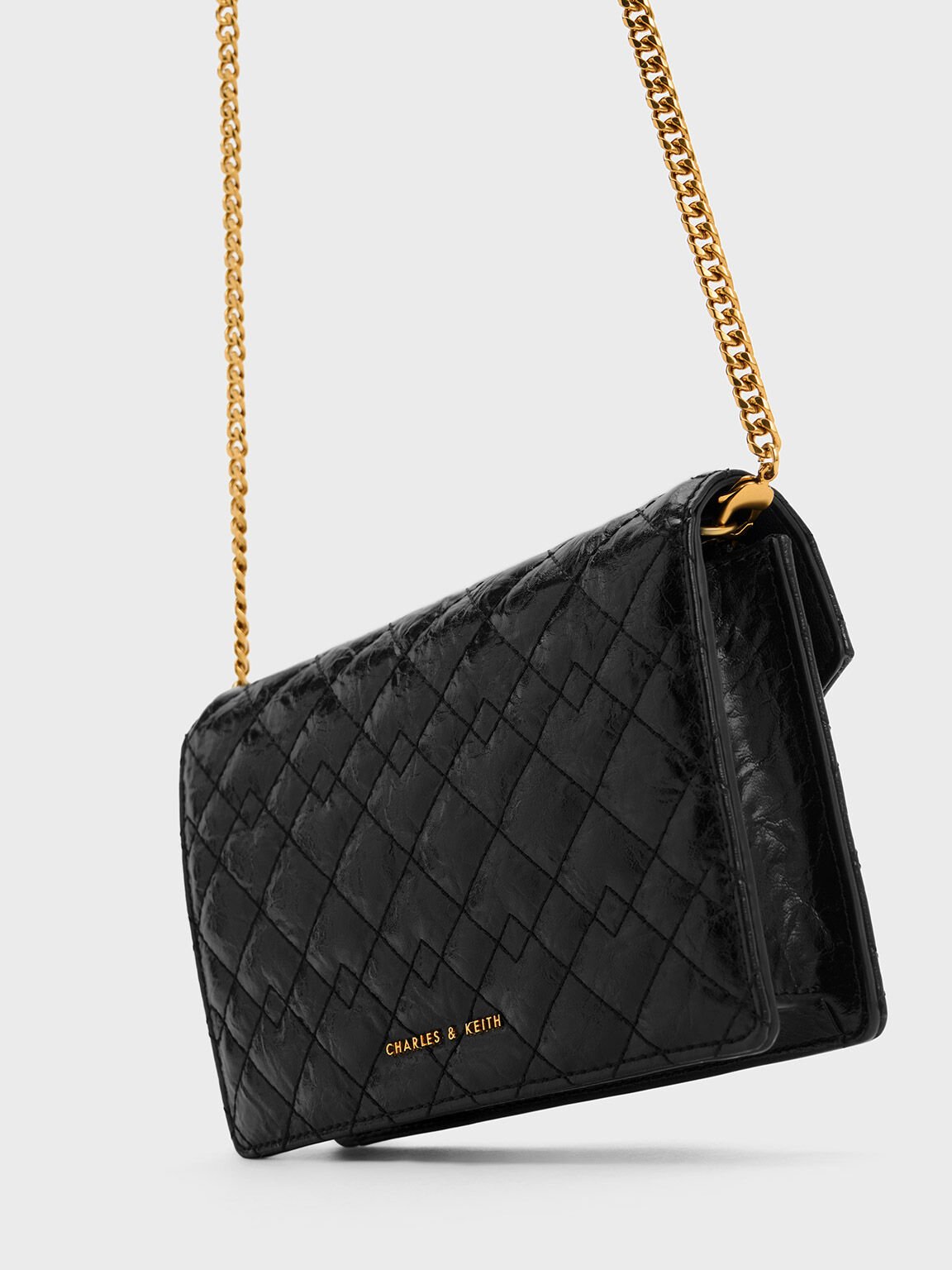 Charles & online keith quilted clutch