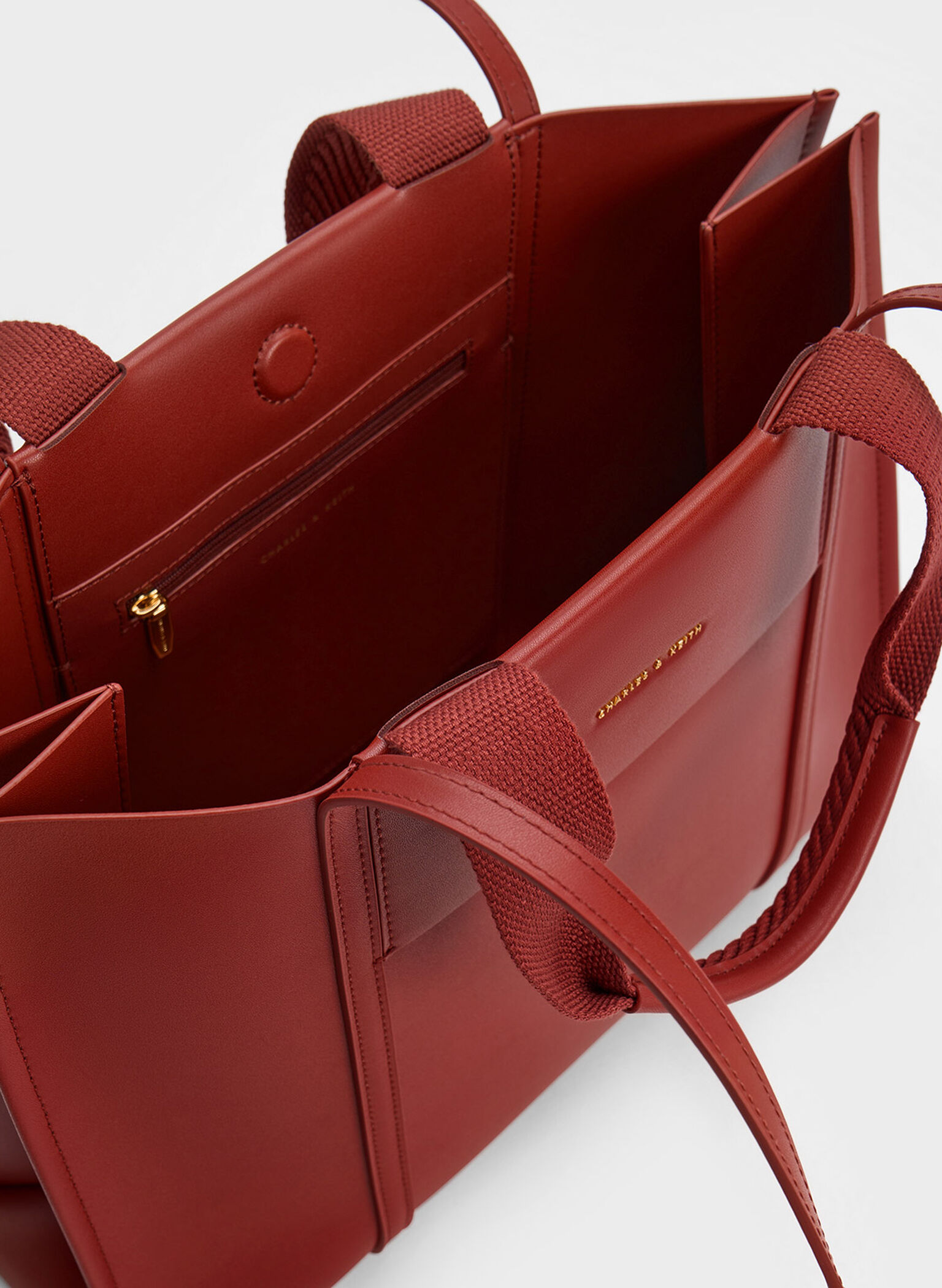 Shalia Tote Bag, Brick, hi-res