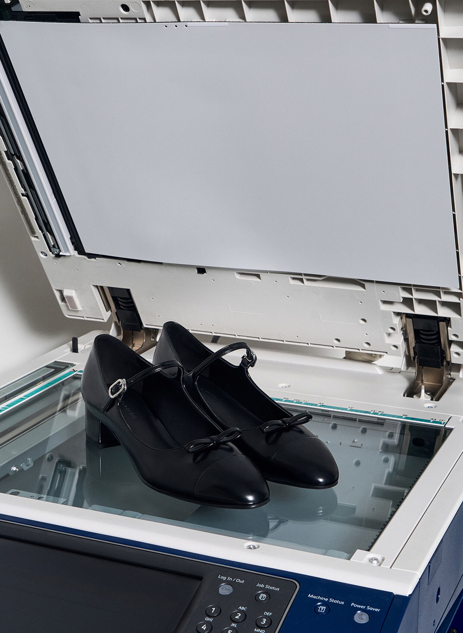 Bow Cap-Toe Mary Jane Pumps, Black Box, hi-res
