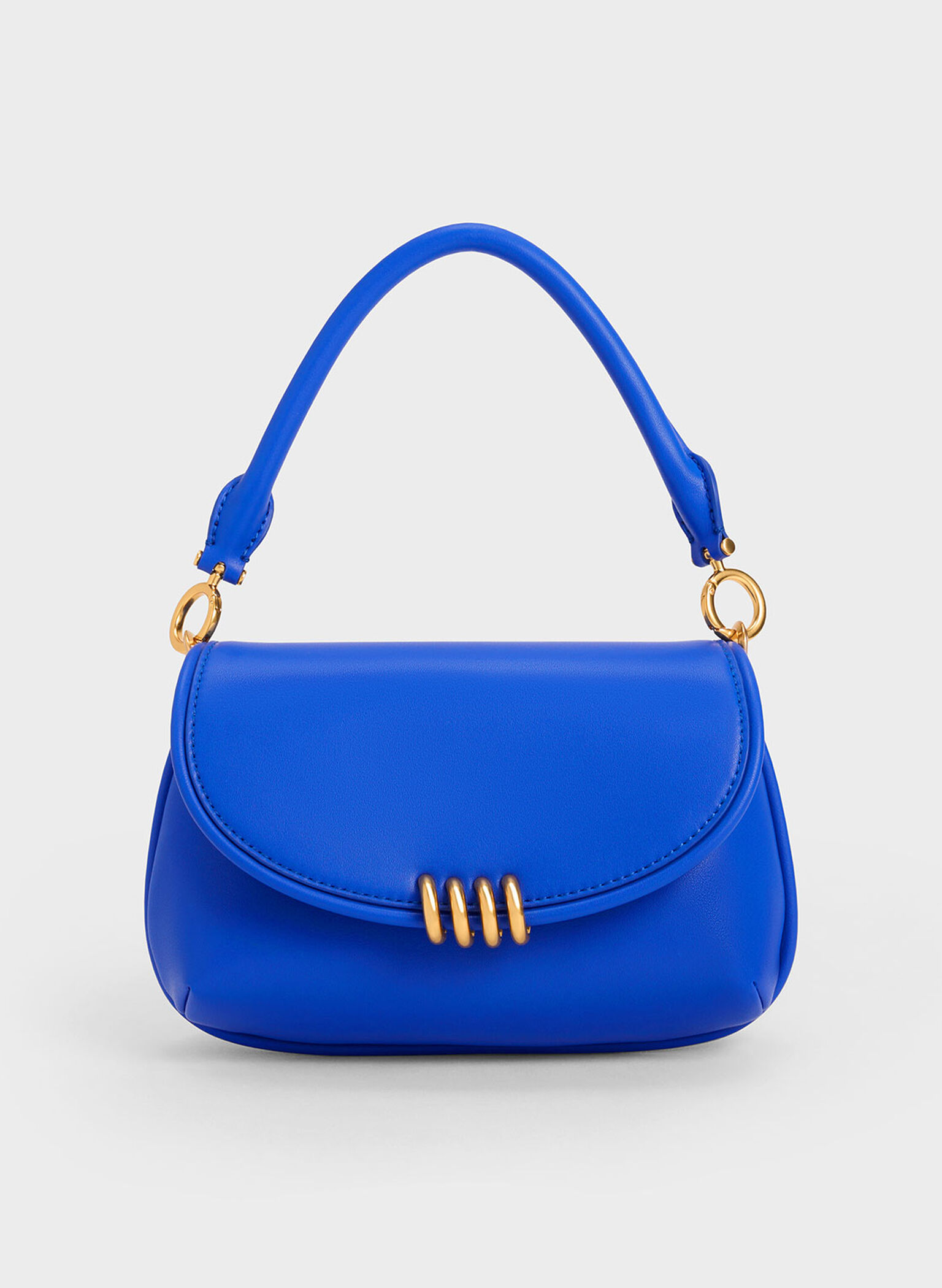 Osiris Metallic Accent Curved Bag, Cerulean, hi-res
