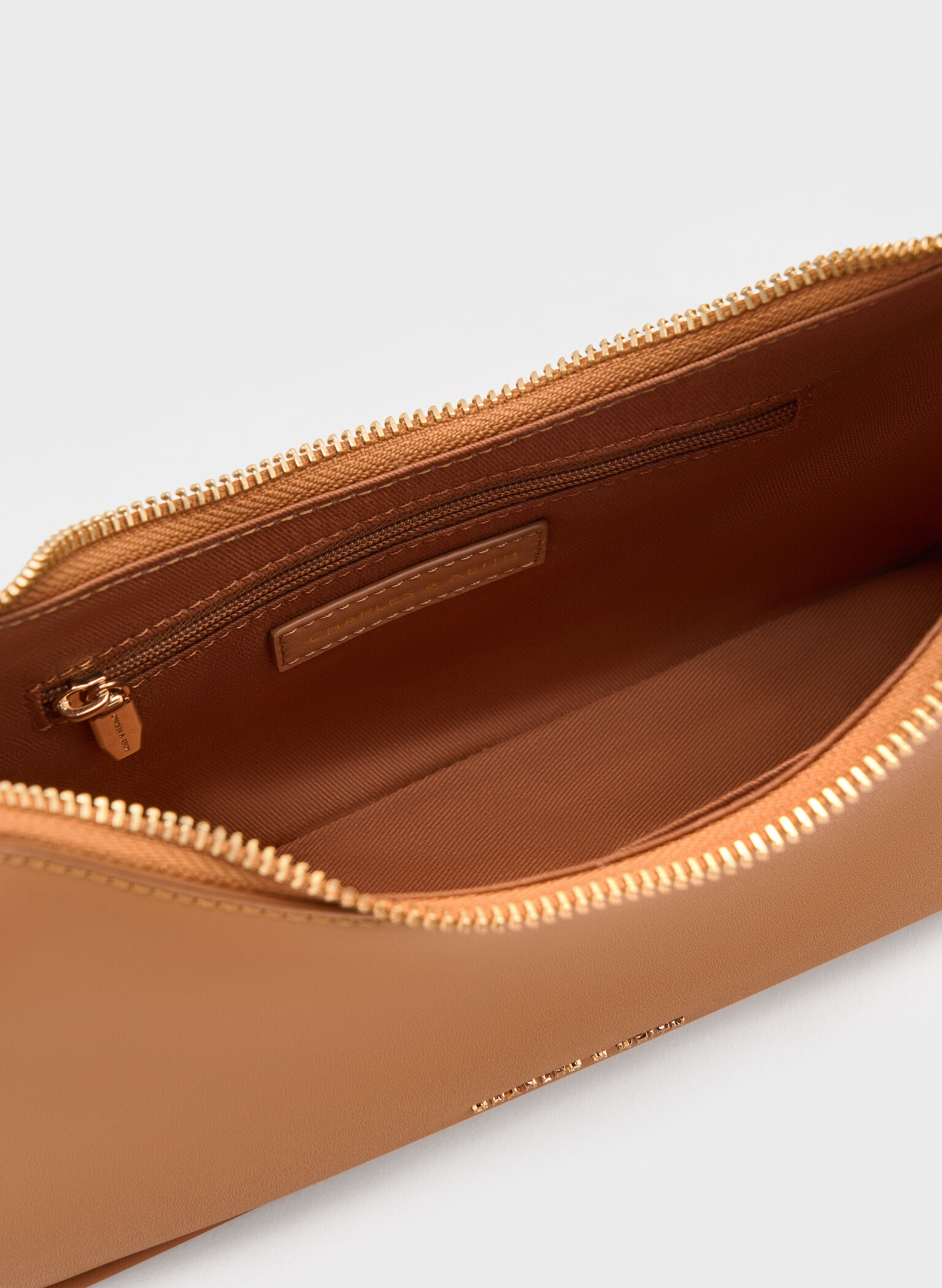 Lane Chain-Link Shoulder Bag, Russet Brown, hi-res