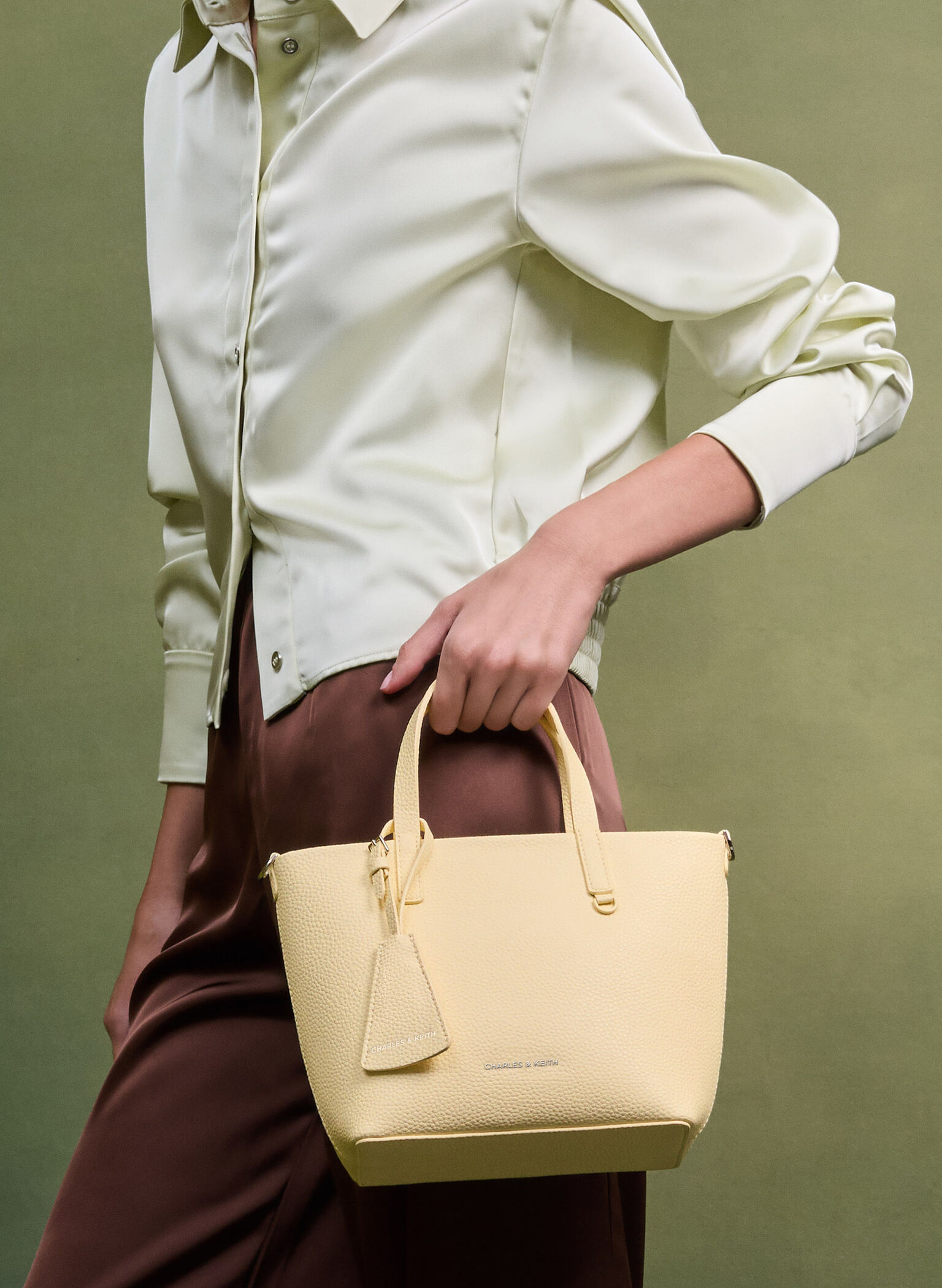 Mini Beryl Tote Bag, Butter Yellow, hi-res